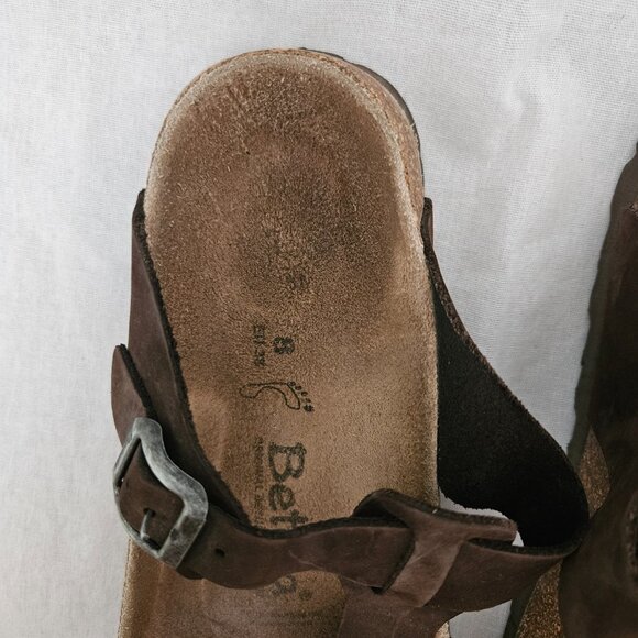 Betula Licensed by Birkenstock Brown Suede Thong Sandals - US 8 - Picture 5 of 12